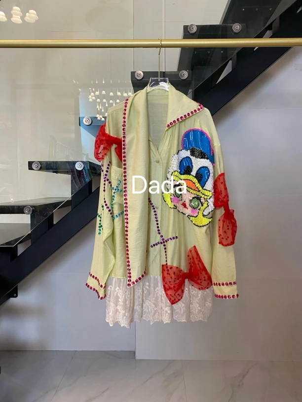 Dada 原创设计重工个性休闲时尚百搭洋气宽松上衣