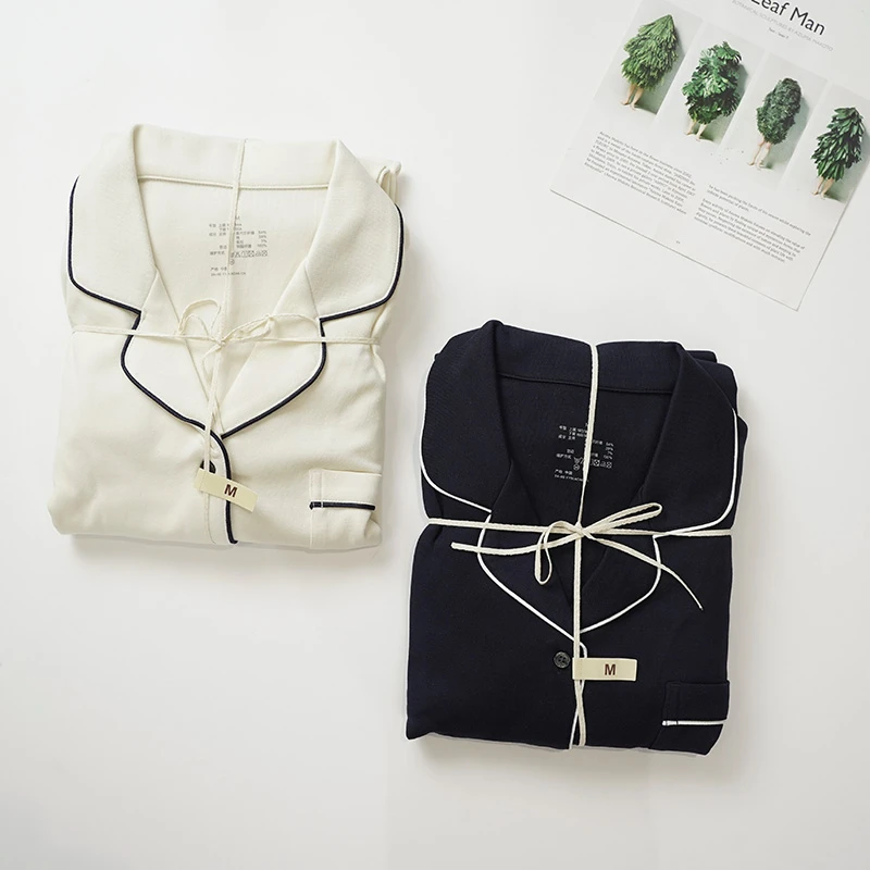 西班牙订单无印风格子家居服女士睡衣（250161）2373