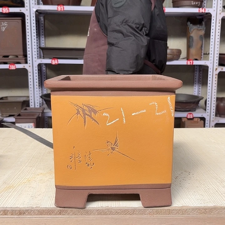 紫砂花盆紫砂等传统