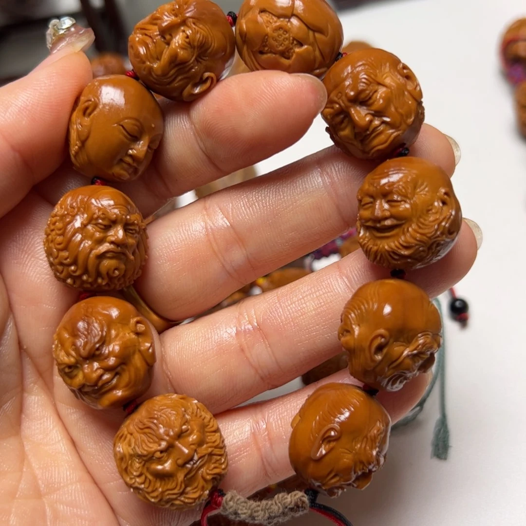 橄榄核手串福*家橄榄核雕