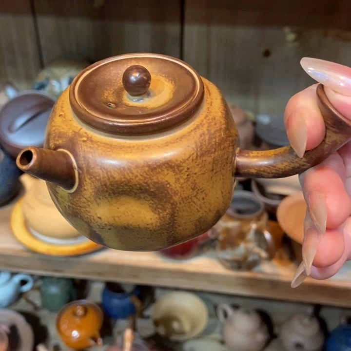 柴烧老岩泥高端茶器