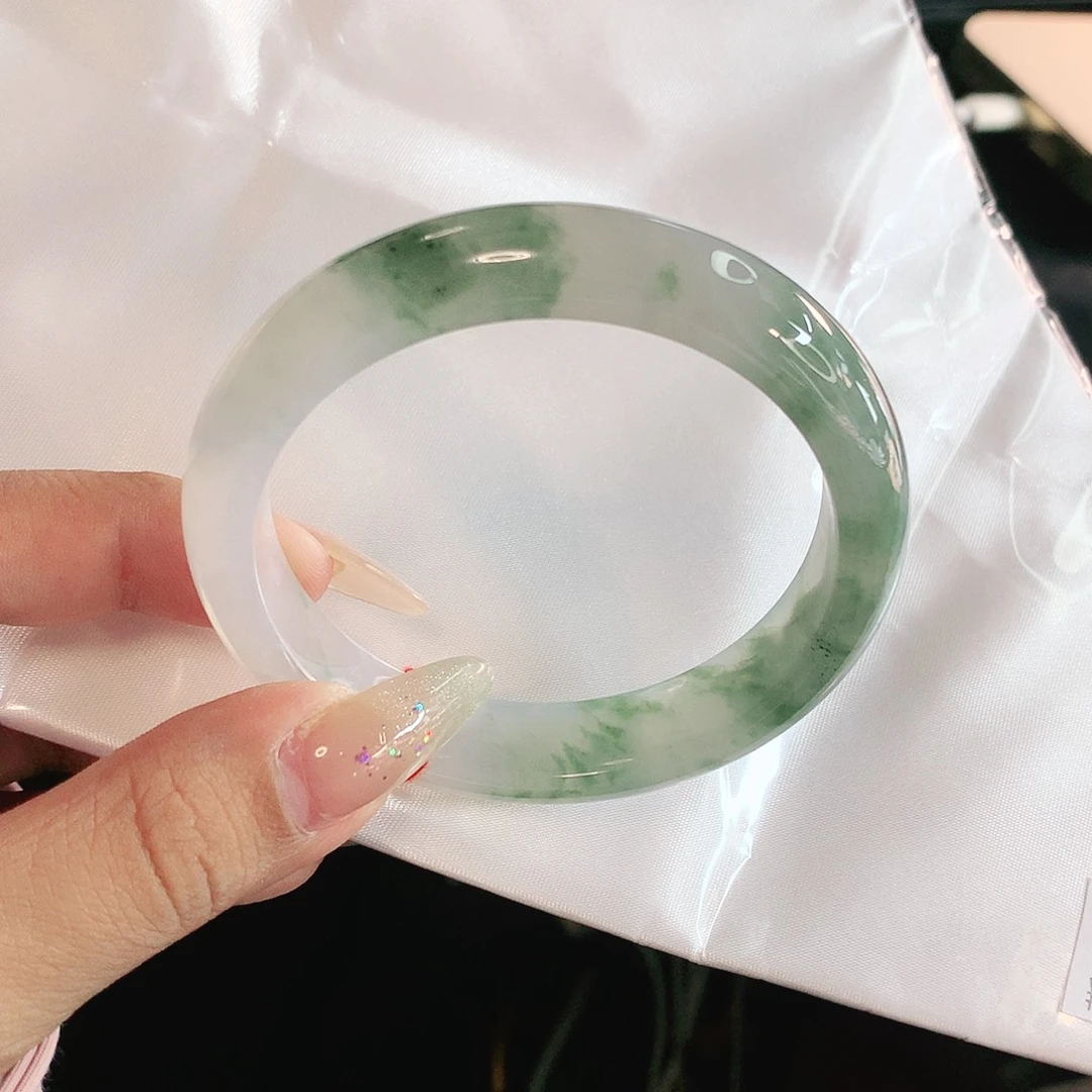 未镶嵌手镯翡翠55圈2725