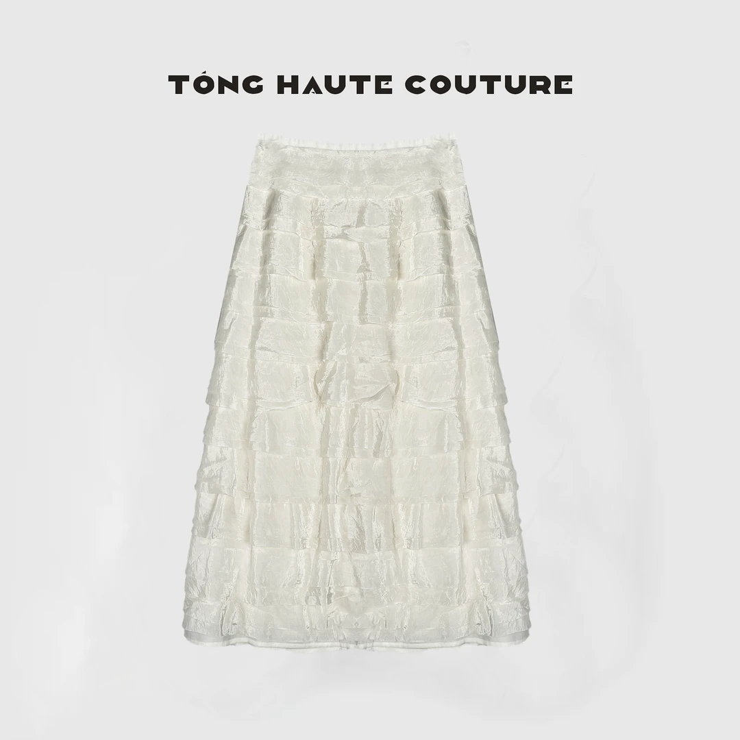 【霞光】25年早春轻奢欧若风高级感轻奢显瘦设计师款半身裙YQ096