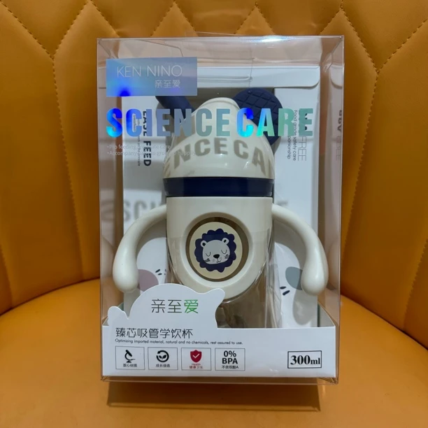 亲至爱臻芯吸管学饮杯十字孔吸嘴叶片式重力球