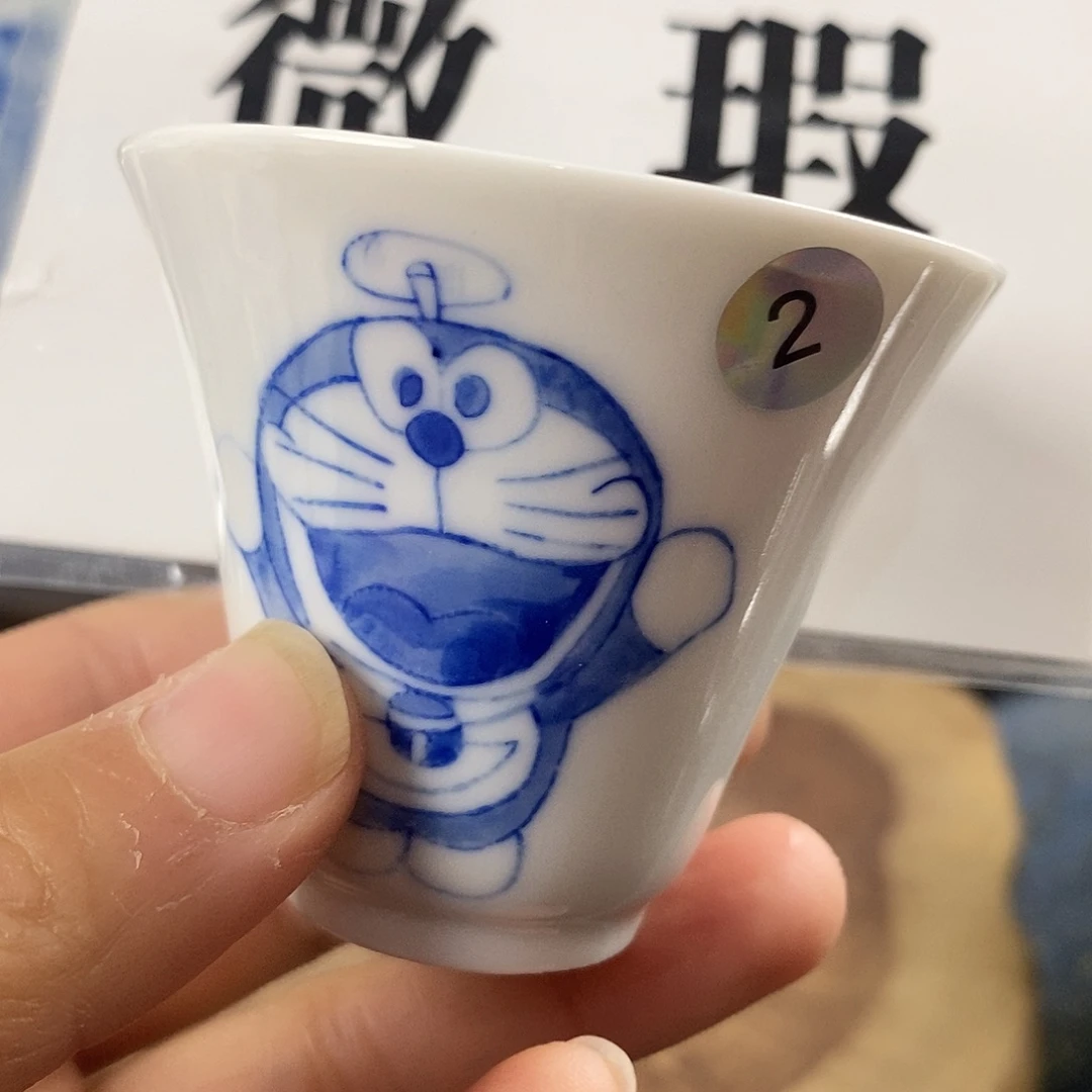 瓷片景德镇手绘青花茶器2
