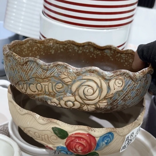 多肉绿植陶瓷花盆