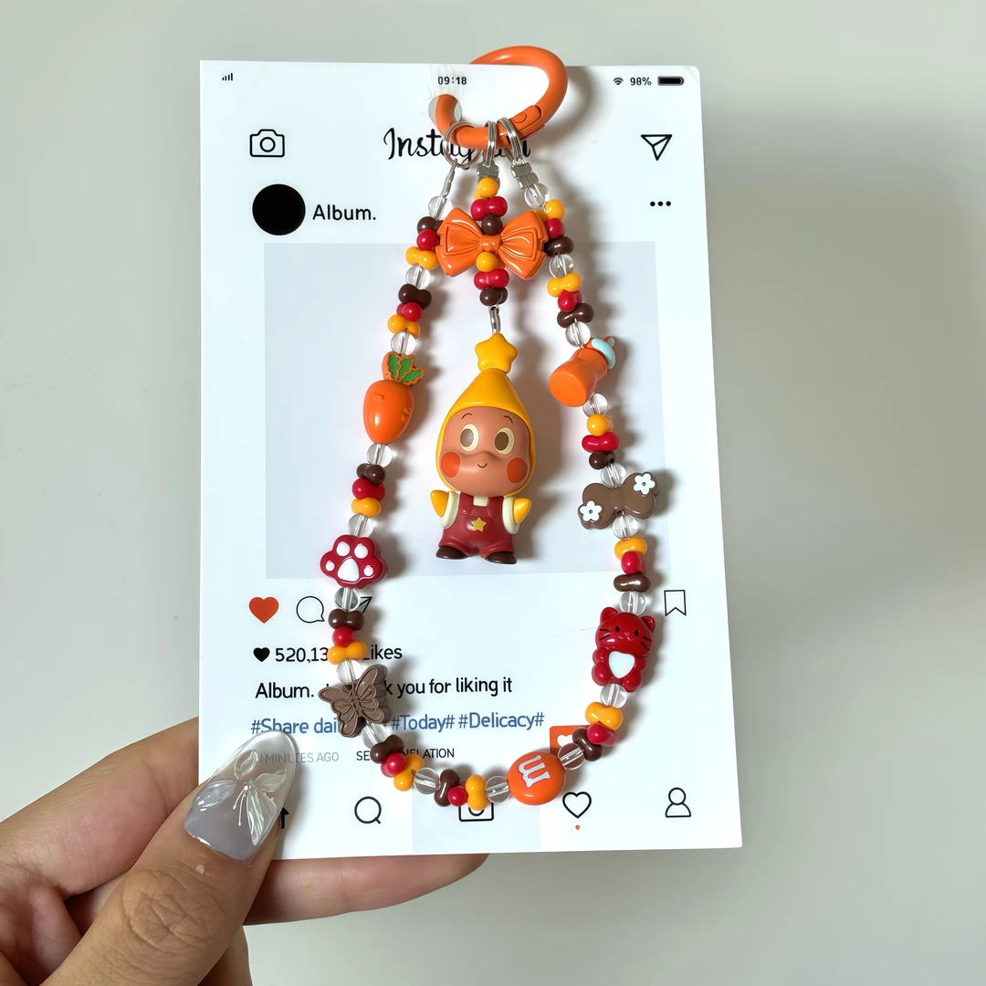 合金卡通睡衣派对系列手机链可爱卡通公仔挂绳包包钥匙扣礼物挂件