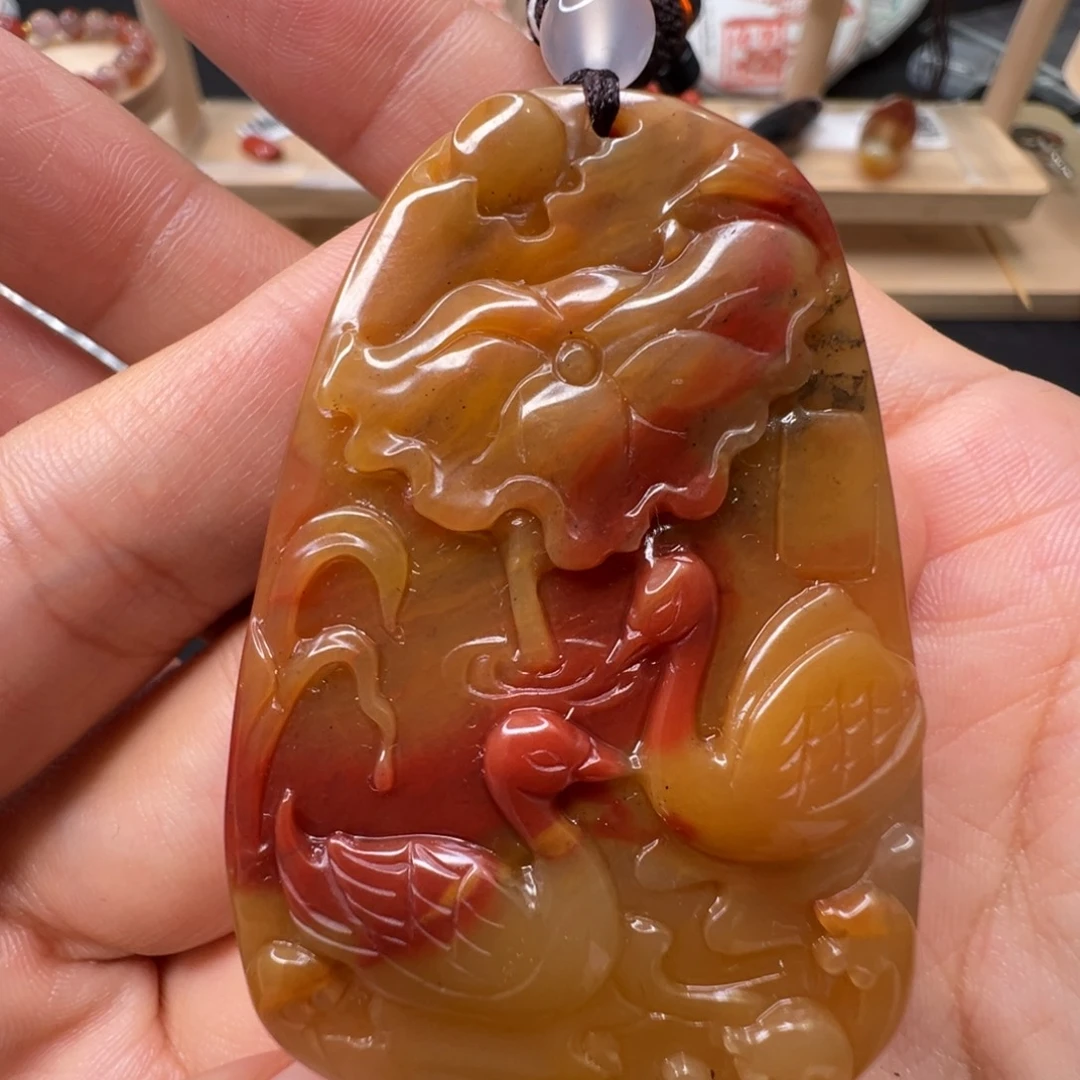 石英质玉（黄龙玉）未镶嵌配饰222