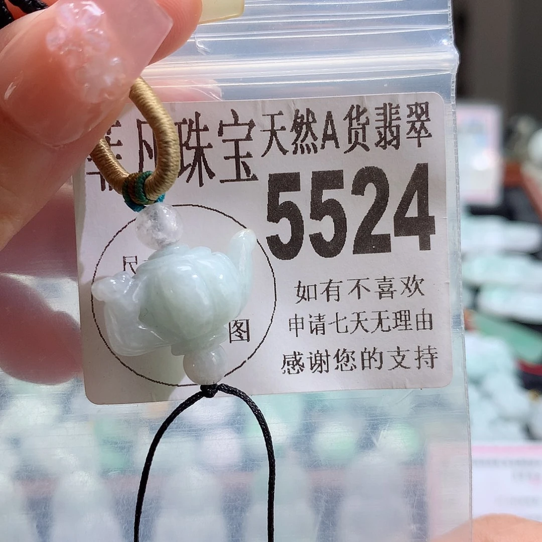 翡翠未镶嵌颈饰，