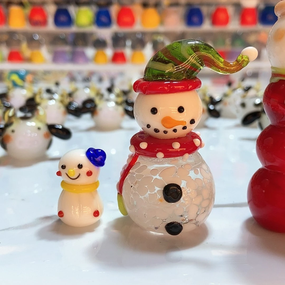 琉璃手工艺品?*?雪人