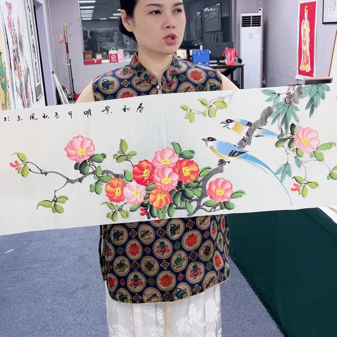国画宣纸国画纯手绘作品