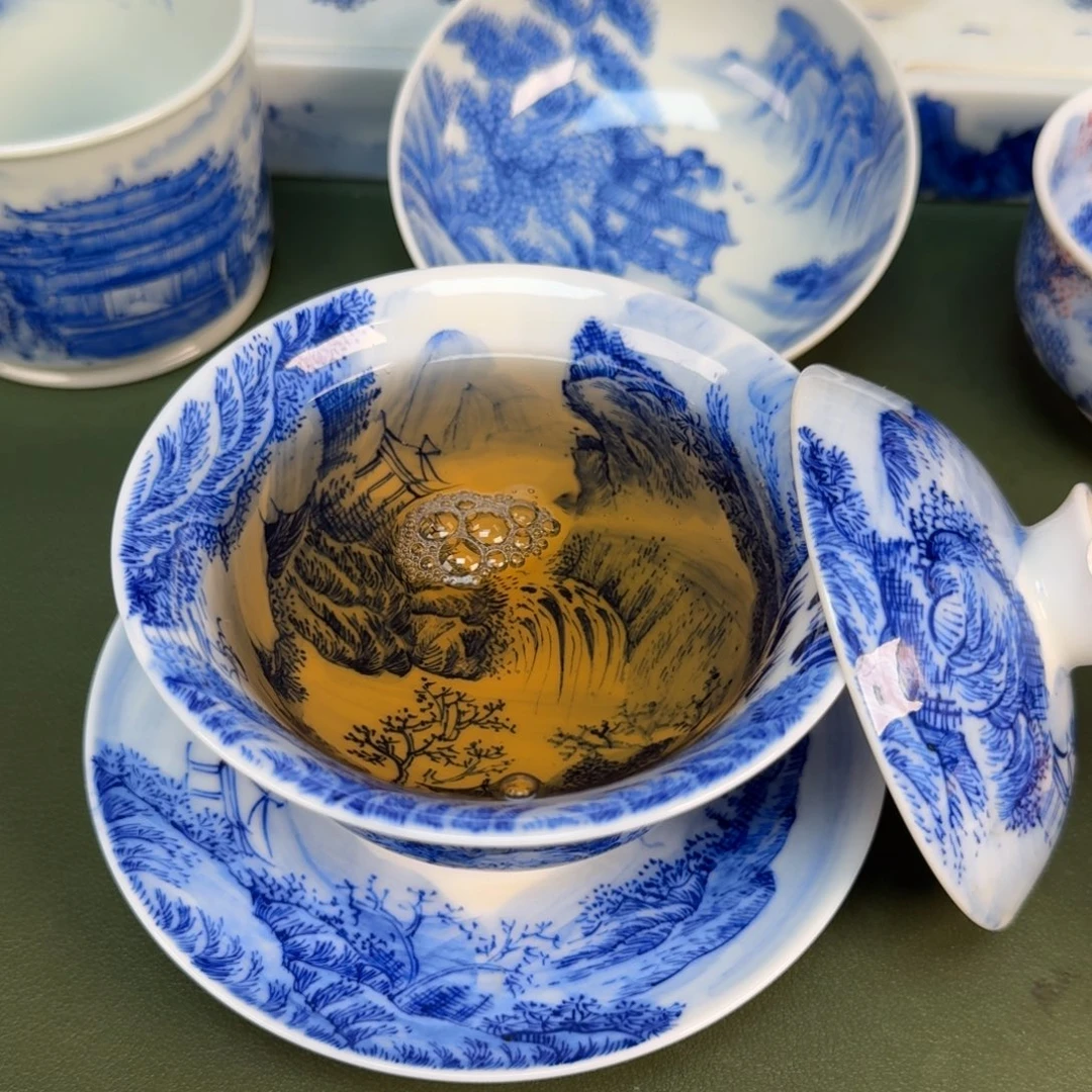 景德镇纯手绘茶具圆圆212