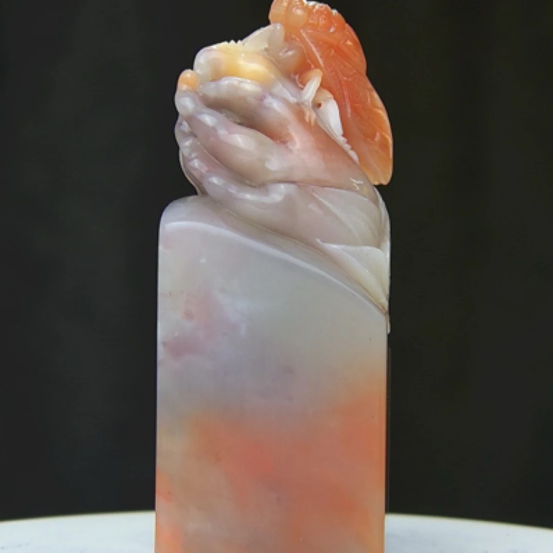 寿山石印章，一鸣惊人
