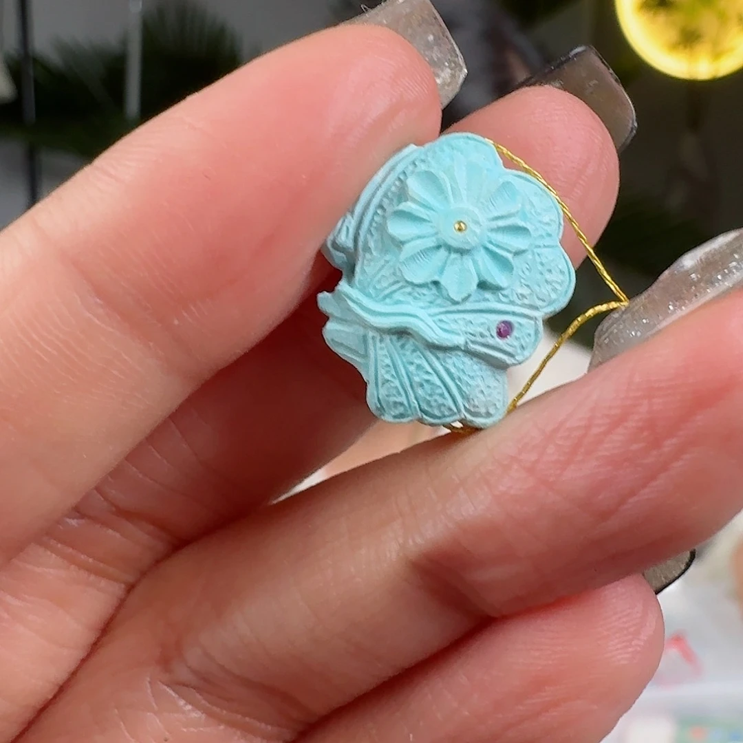 绿松石珠宝奇石未镶嵌