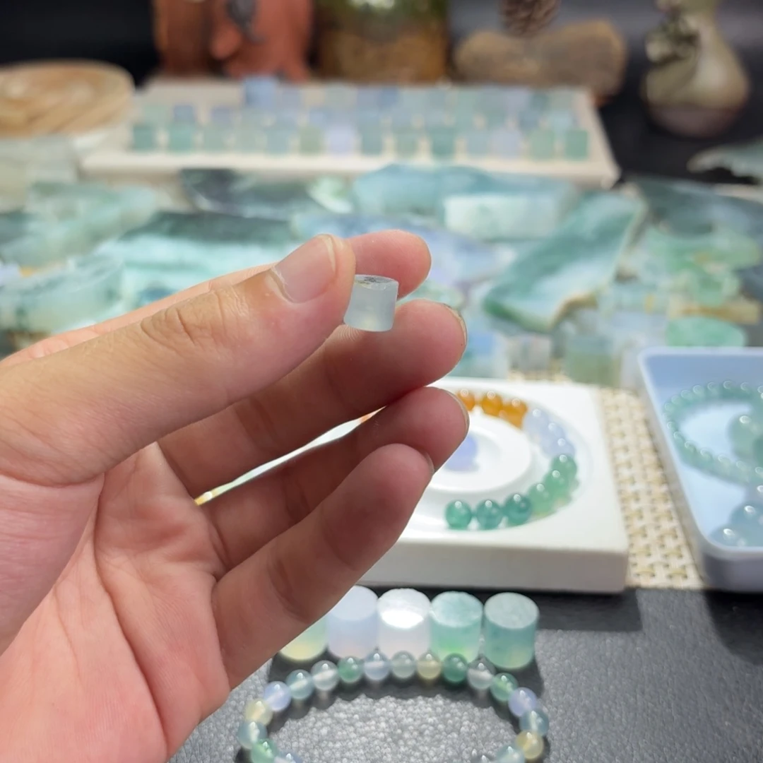 定制翡翠未镶嵌会****5翡翠