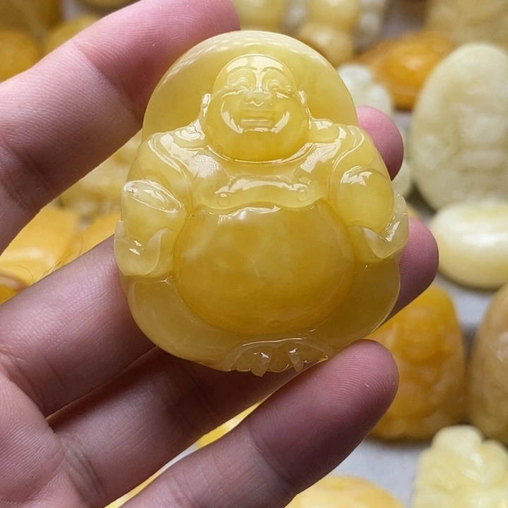 琥珀颈饰未镶嵌琥珀蜜蜡吊坠