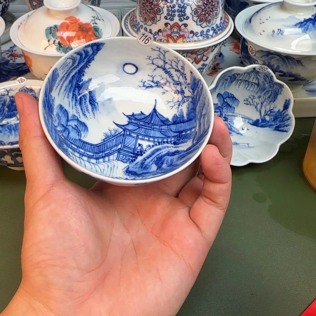 彦祖纯手工手绘茶具116