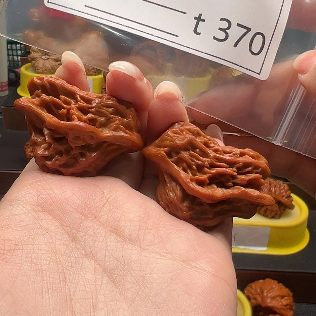 鲸***文玩核桃手把件小鸟