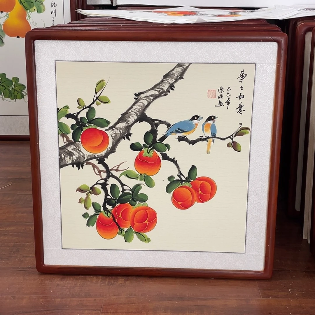 国画带框尺寸63*63厘米