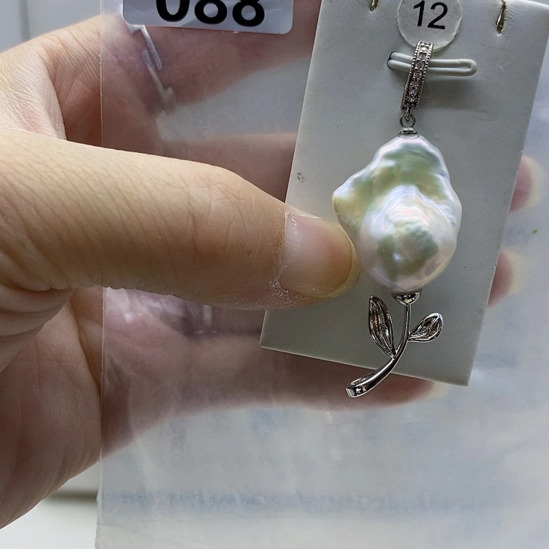 颈饰合金淡水珍珠