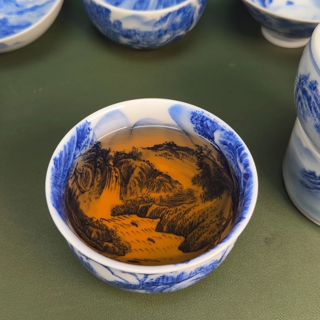 景德镇纯手绘茶具圆圆251