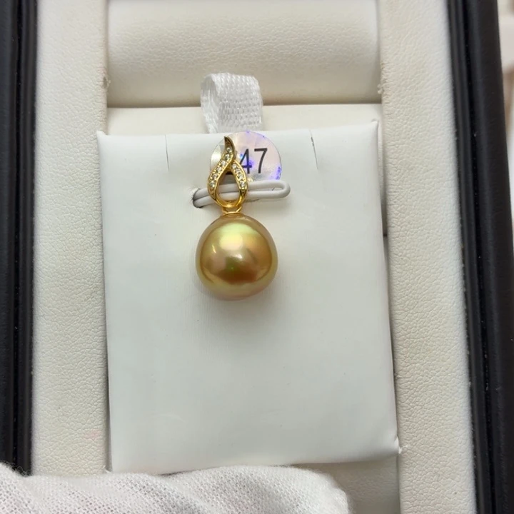 银S925镶嵌颈饰海水珍珠