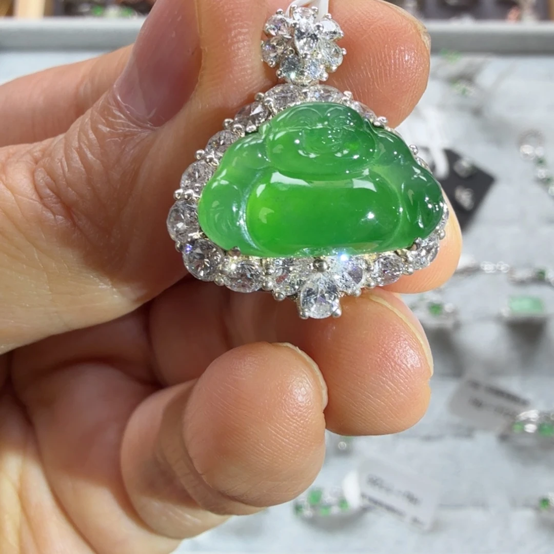 翡翠未镶嵌戒指天然缅甸翡翠a货