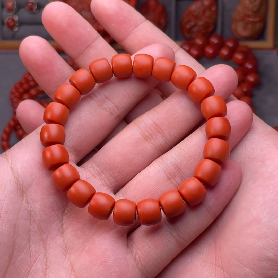 M****南红玛瑙未镶嵌配饰卡10mm保山啊东寨