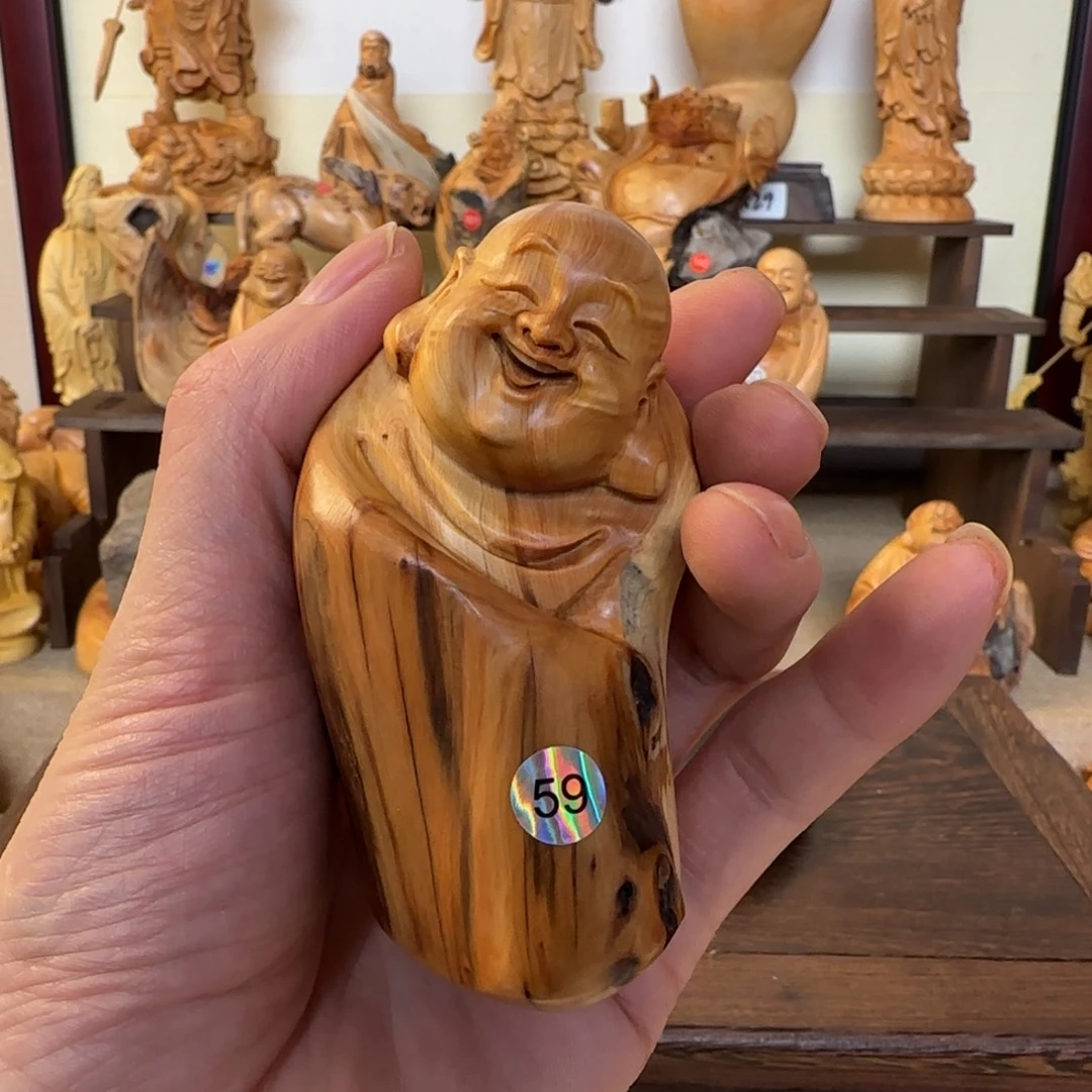 崖柏小木匠艺雕一物一拍