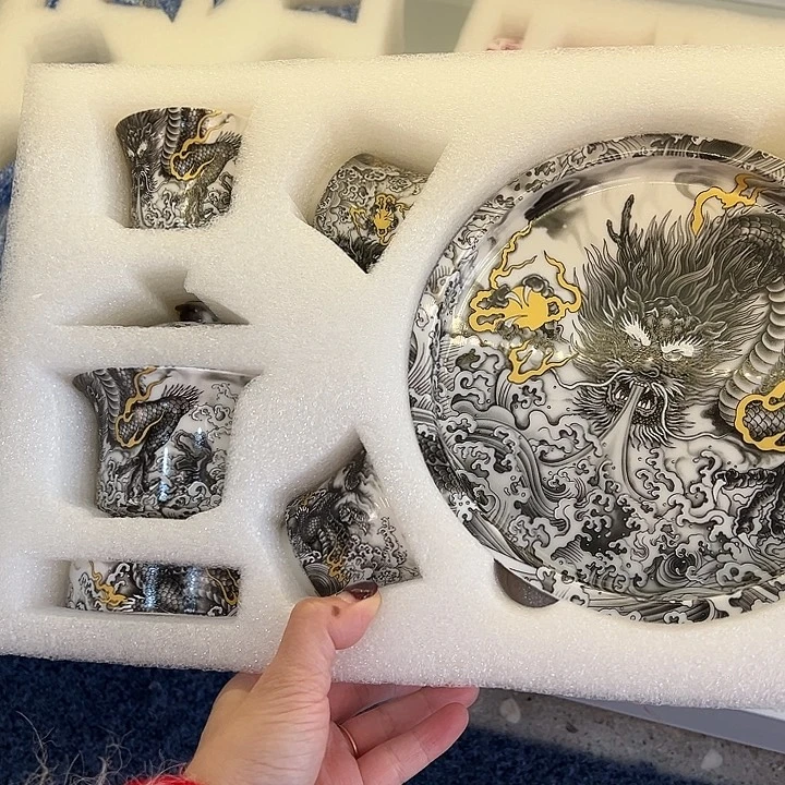 陶景德陶瓷盖碗茶具