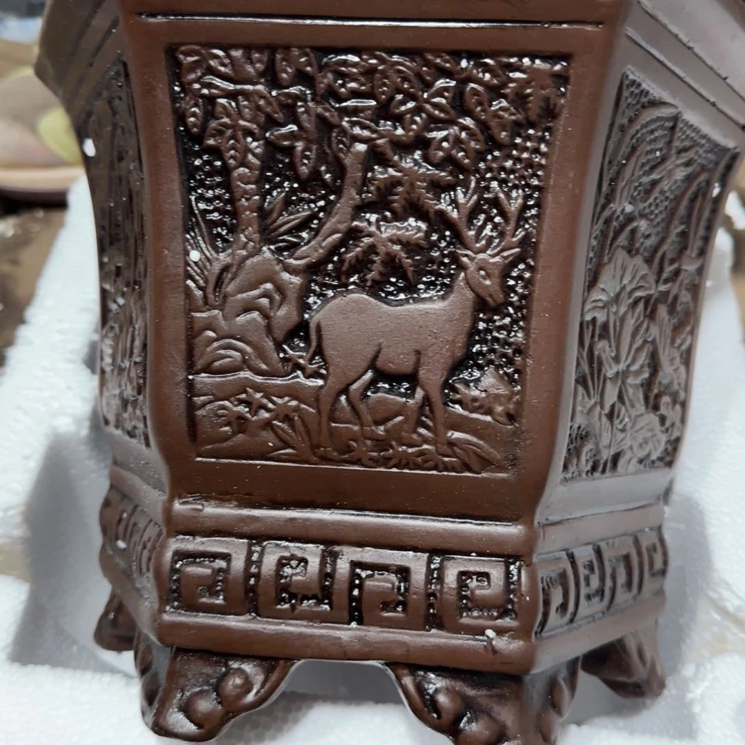 紫砂花盆口径26.22口径