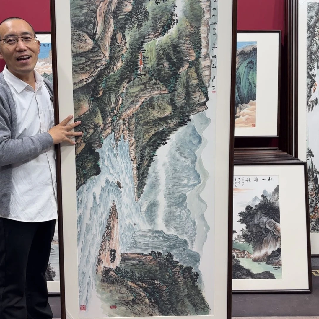 国画手绘作品210/80