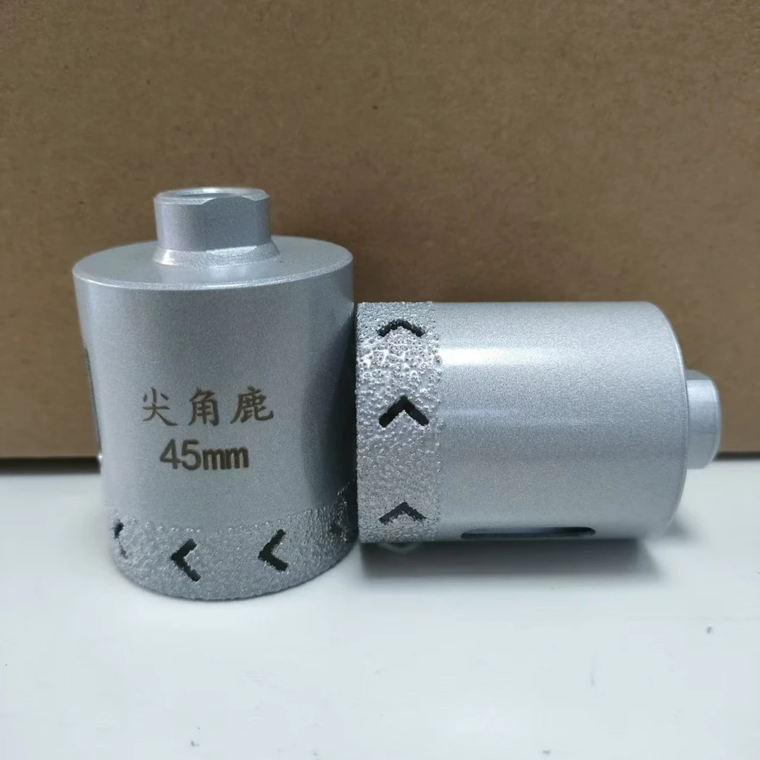 角磨机开孔器干钻瓷砖岩板大理石材玻璃手磨机陶瓷全瓷砖打孔钻头