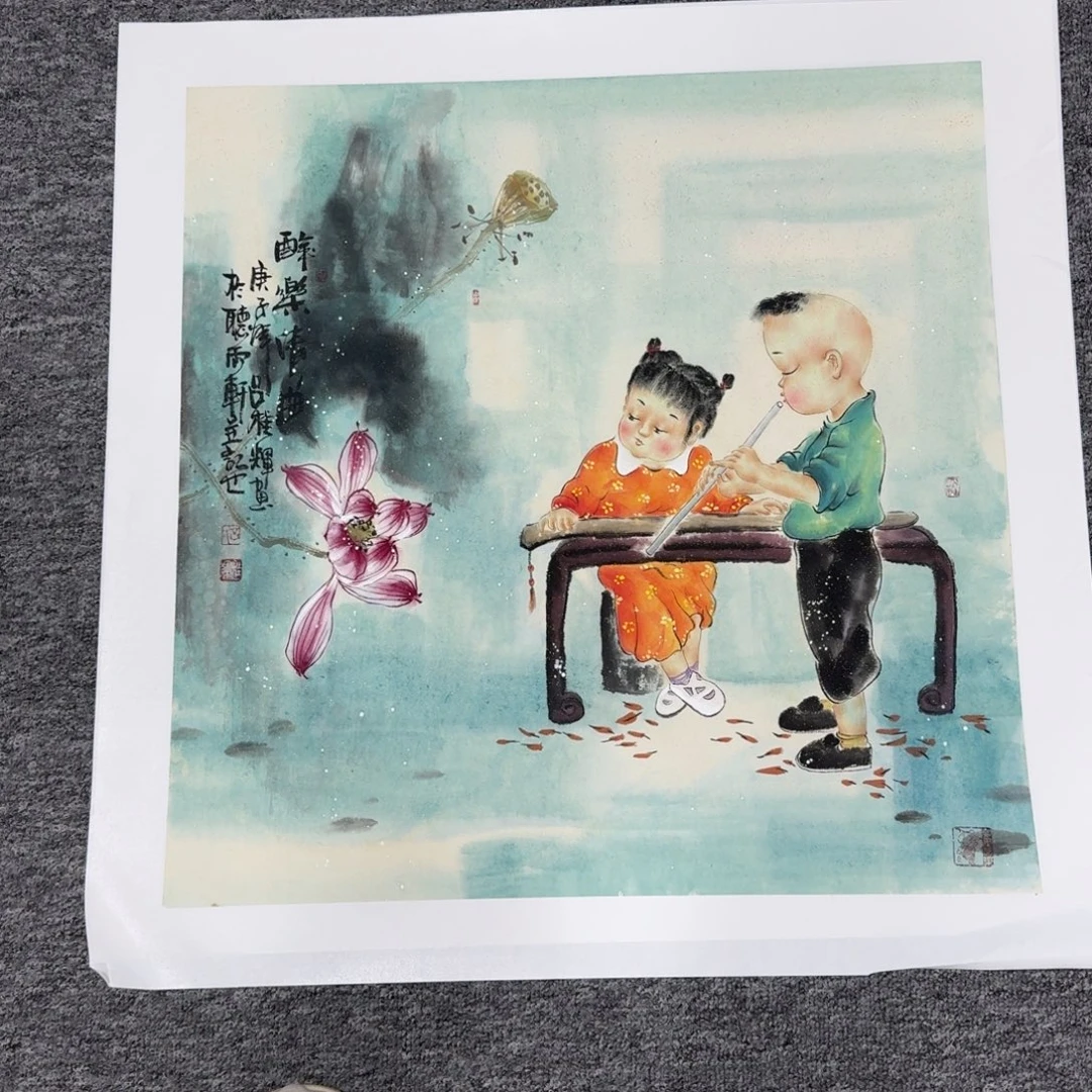 国画国画作品山水花鸟