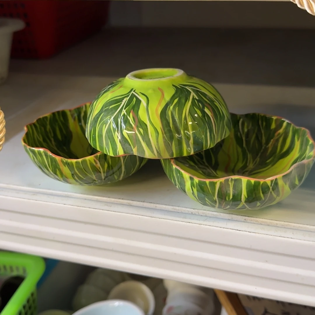 微瑕疵介意勿拍陶瓷器皿F239