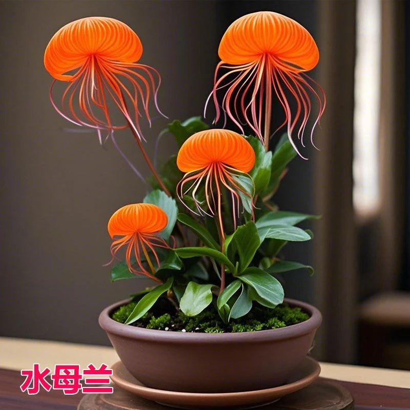 耐寒植物浓香水母兰阳台盆栽室内花卉绿植庭院植物四季开花易活