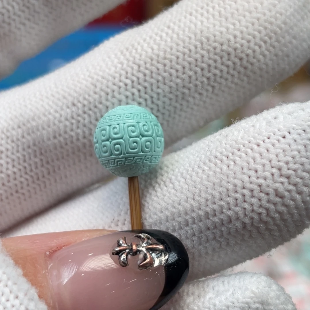 绿松石未镶嵌挂件