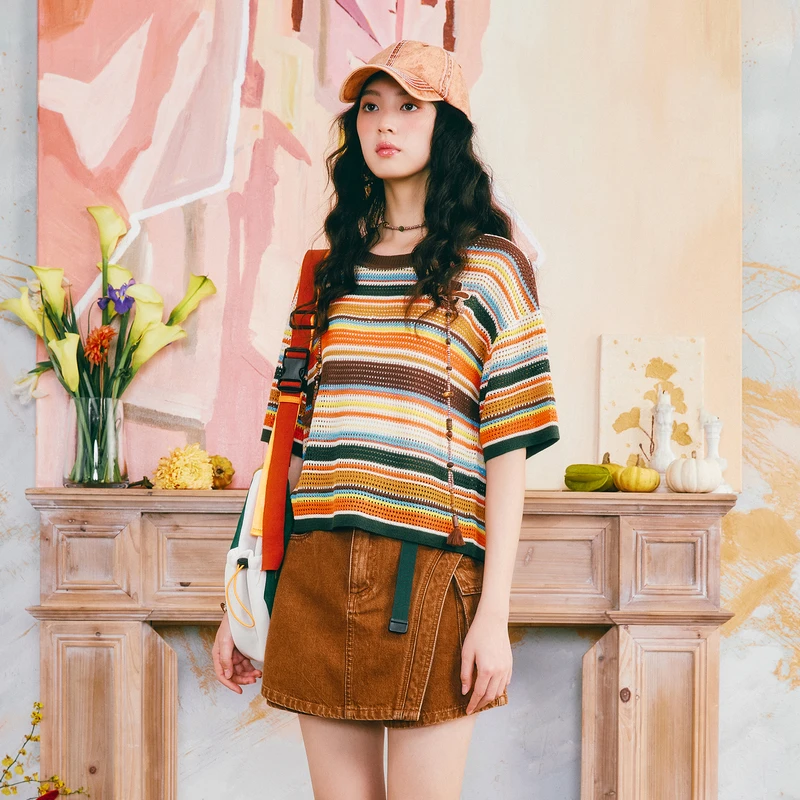 【陈大可专属】菀草壹2025夏季新款毛衫女G34512421