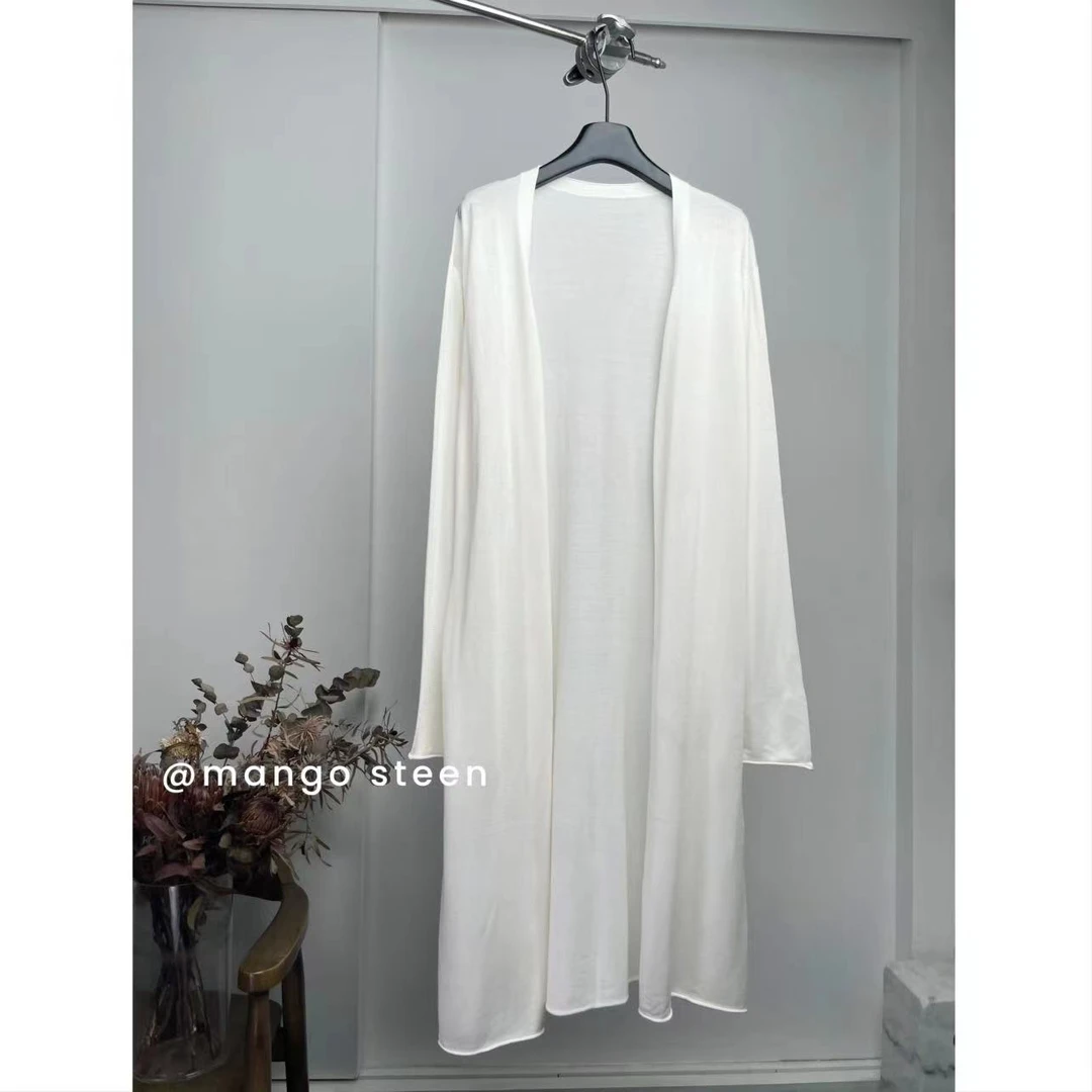 MANGO steen‘s丨露思同款温柔系针织长开衫I5886