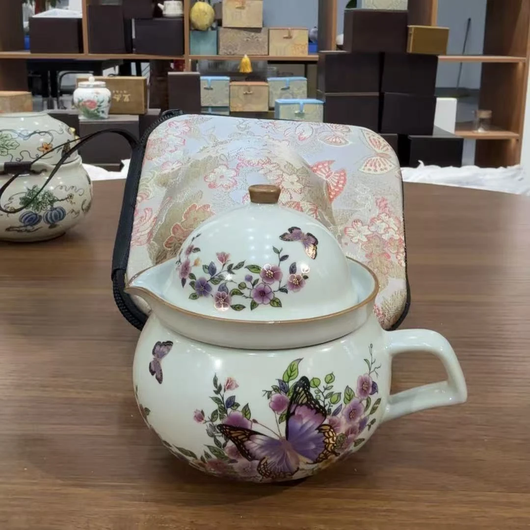 AS152 旅行套装适合户外露营一人饮蝶恋花