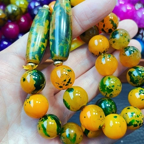 玛瑙/玉髓手链未镶嵌灵壁健忘石