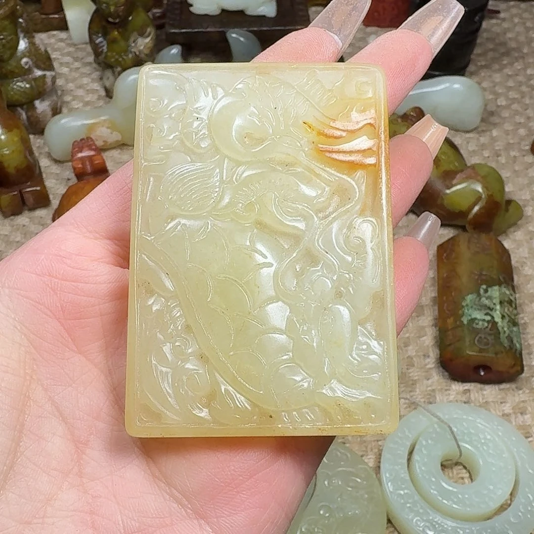白玉菩提吊坠挂件