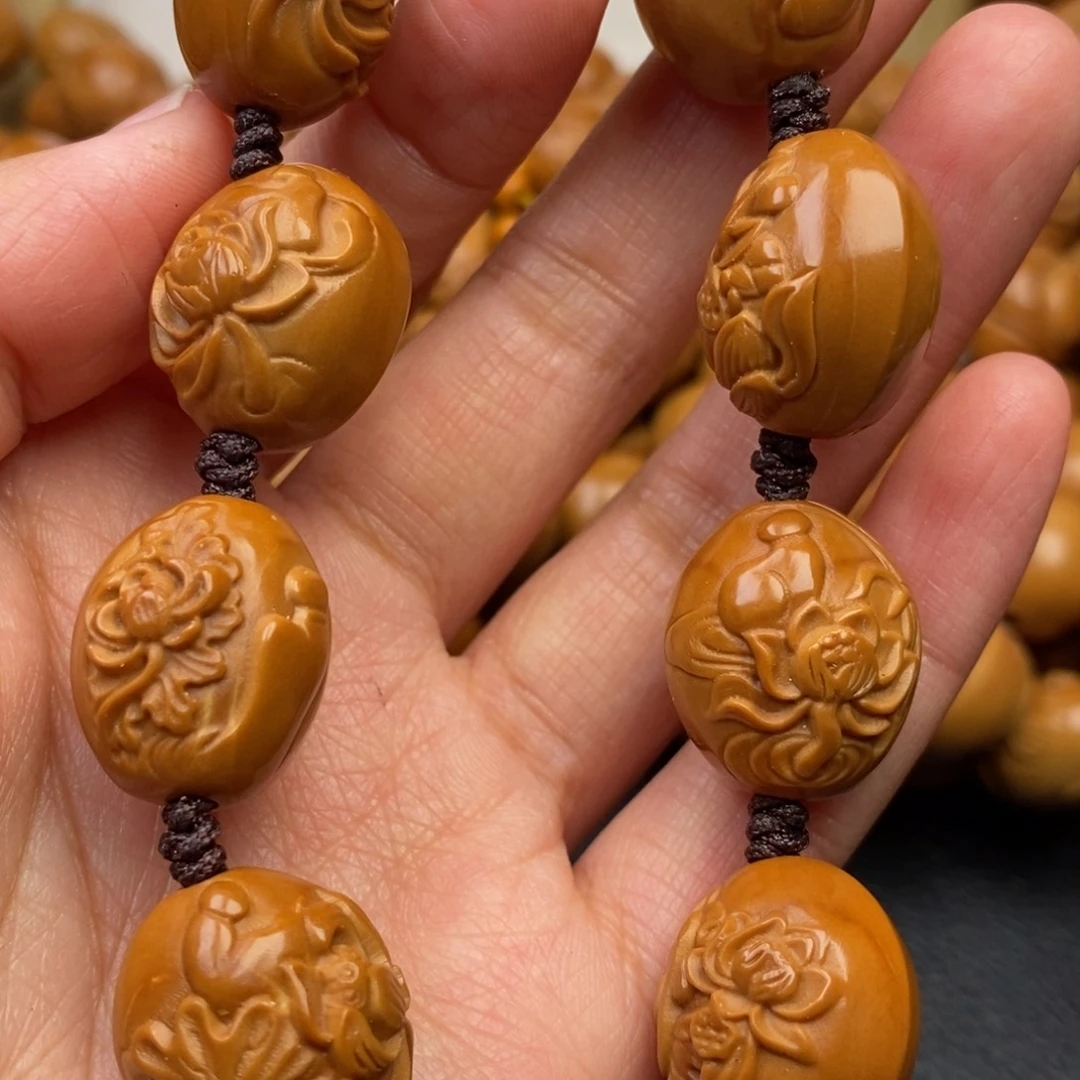 手串橄榄核花开无相