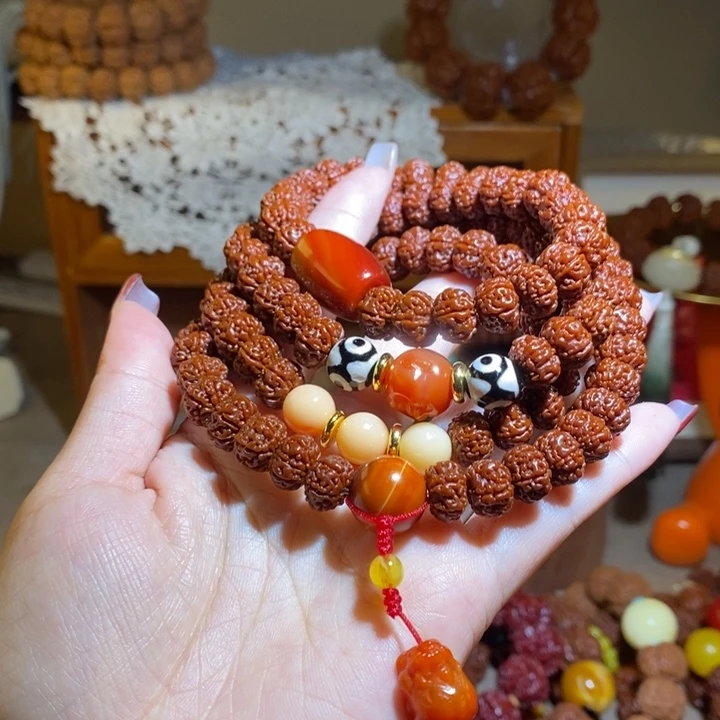 手串金刚菩提106玉华满肉毕业款108原创一物