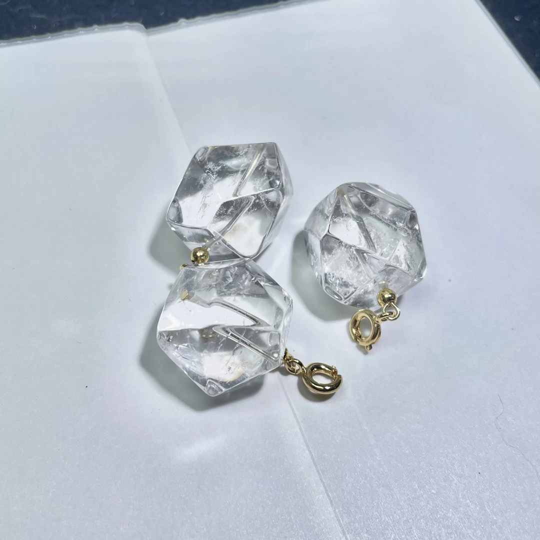 喜马拉雅白幽灵水晶随型吊坠-大号 KT24030268