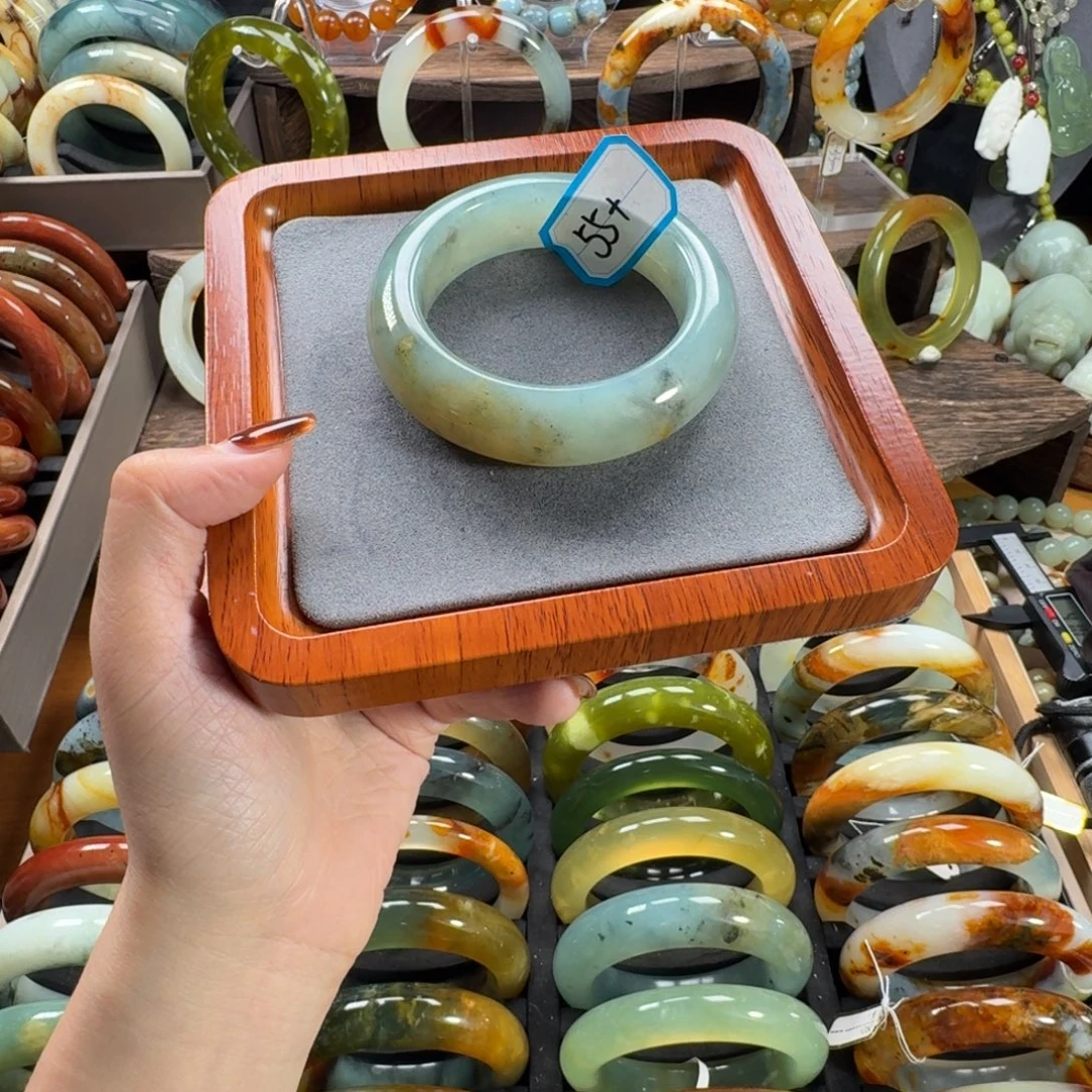 蛇纹石玉合金手镯