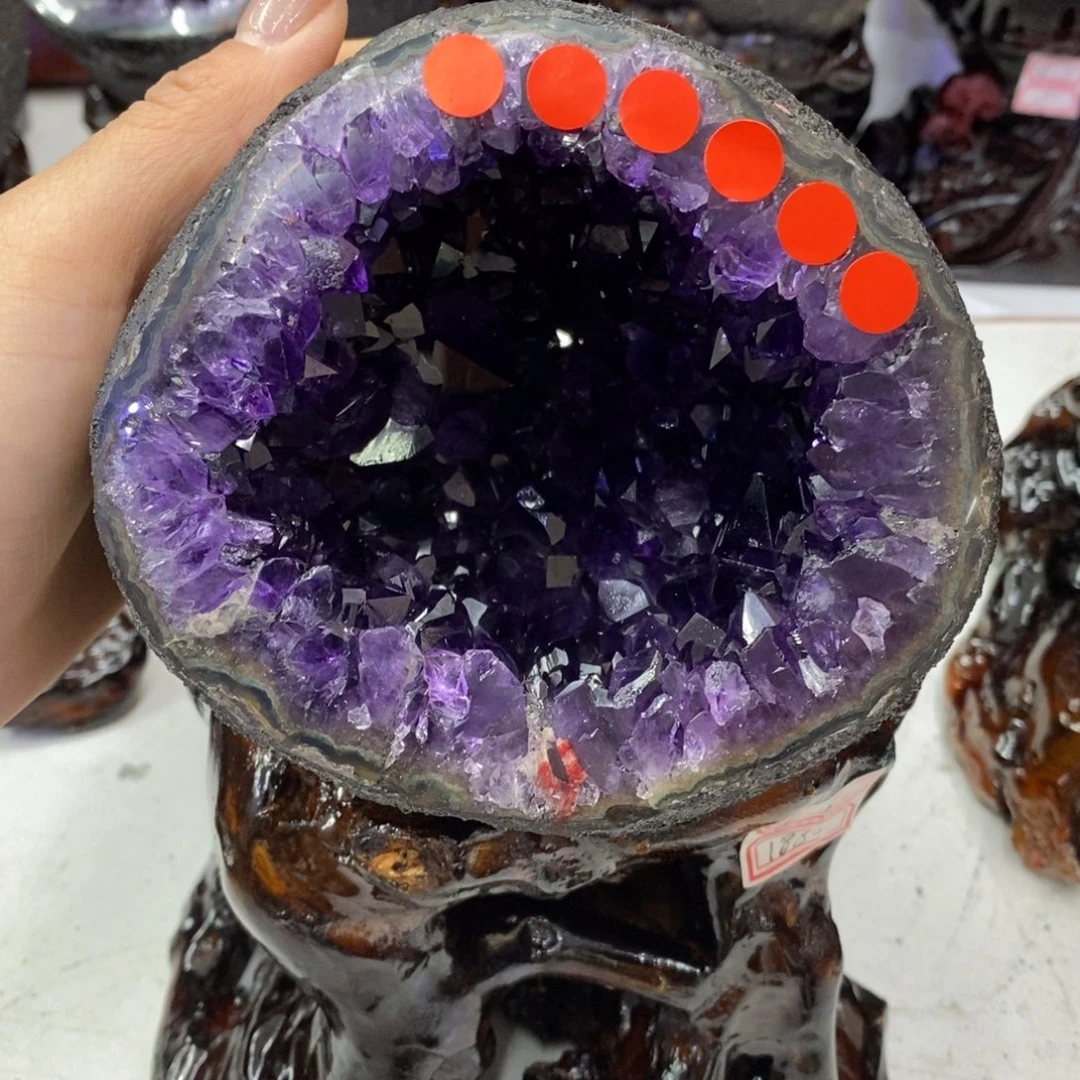 水晶摆件婷未镶嵌