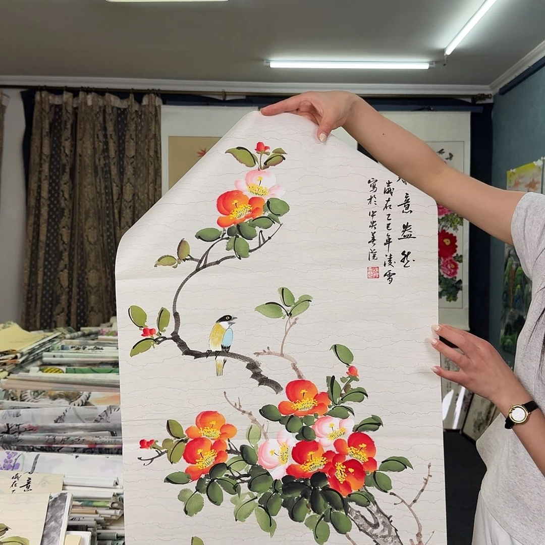 纯手绘年画好作品