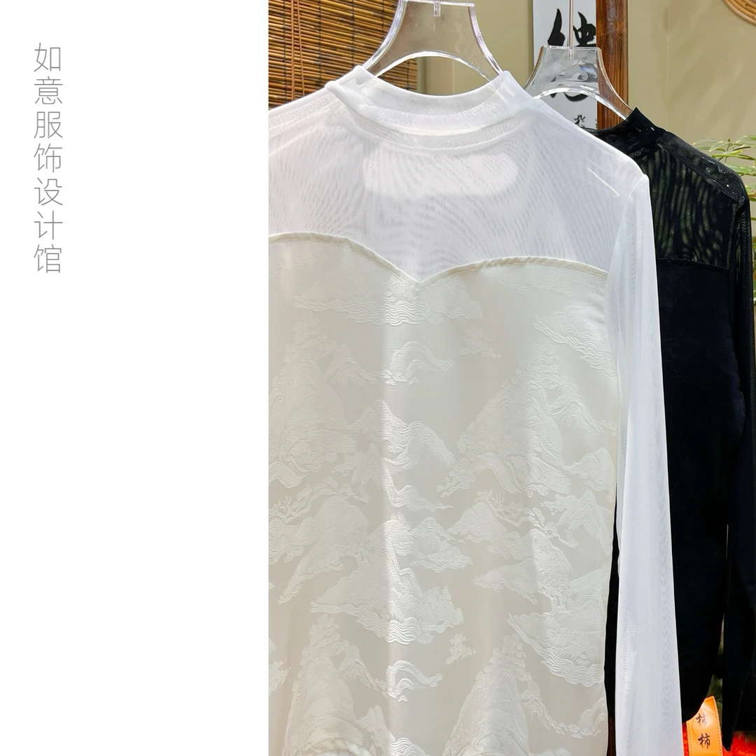 如意馆【 云纱 】新款国风透感气质时尚上衣