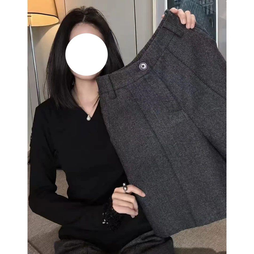 景倩妮灰色韩系百搭休闲短裤2025年早春新款梨形高腰显瘦宽松短裤